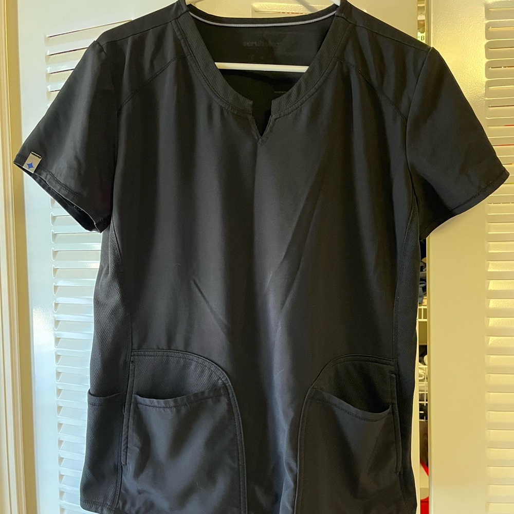 Black Scrub Set